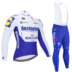 Conjunto Maillot + Culotte largo con tirantes 2020 Deceuninck-Quick-Step N001